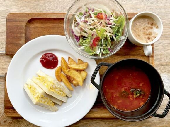 【朝食付】『にくとパン』 選べるモーニングセット♪